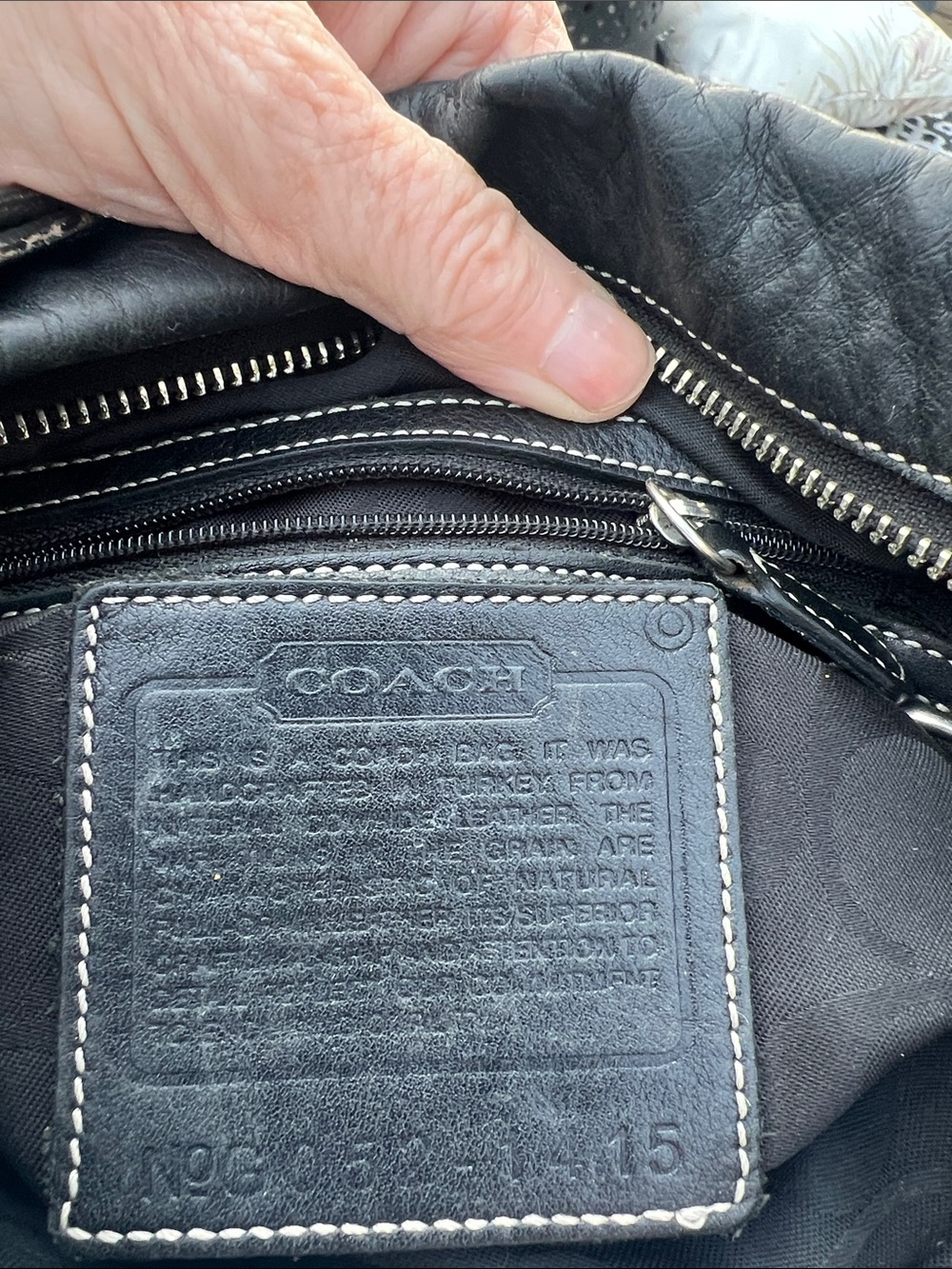 Coach Legacy slim tassel shoulder/crossbody bag - Picture 9 of 9